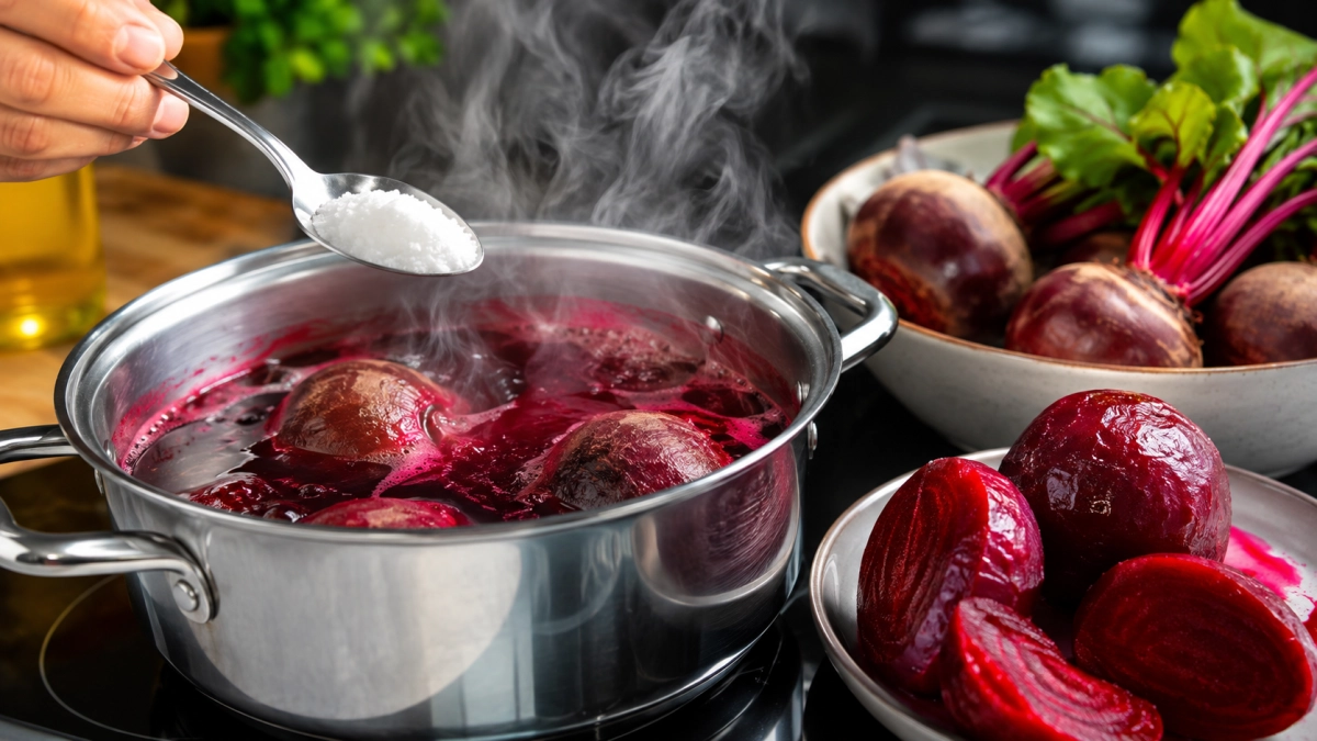 1 ст. л на 1 л воды - и вкуснющая яркая свекла готова: как сварить овощи за 7 минут