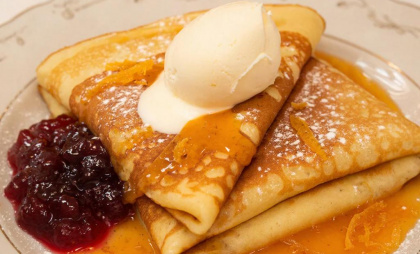 Удивить семью на Масленицу проще простого: приготовьте блинчики креп-сюзетт по рецепту шефа Ивлева